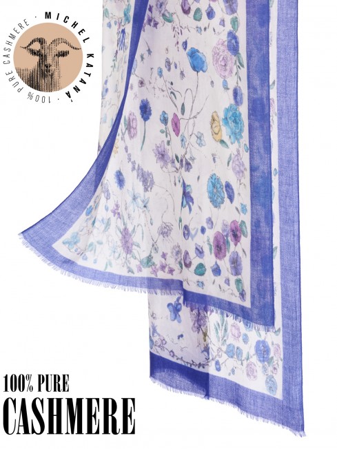 Палантин Унисекс P.CASH40_24-TPC-4/FL.BLEU